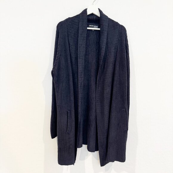 Barefoot Dreams Cozy Chic Lite Open Front Montecito Cardigan Blue 494 Size XL - Picture 1 of 8